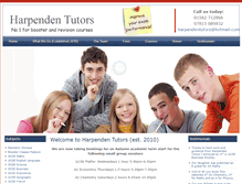 Tablet Screenshot of harpendentutors.org